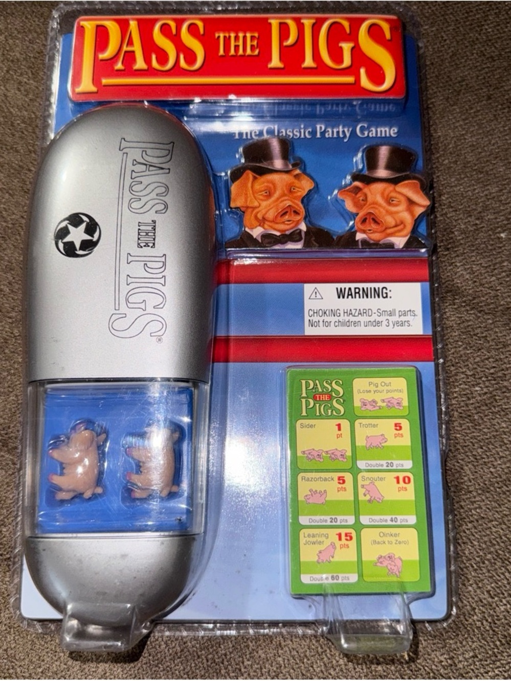 Vintage 2005 NOS Pass the Pigs Classic Party Game NEW Sealed